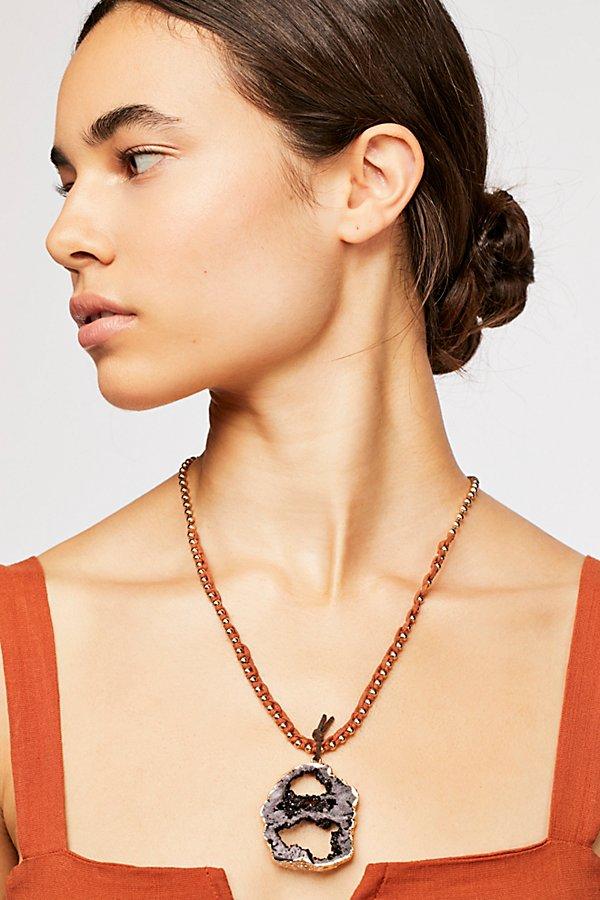 Ava Stone Pendant By Free People